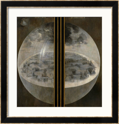 Garden Of Delights, Closed Wings: The Creation Of The World, Triptich With Shutters by Hieronymus Bosch Pricing Limited Edition Print image