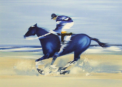 C - Entrainement A Deauville Iii by Victor Spahn Pricing Limited Edition Print image