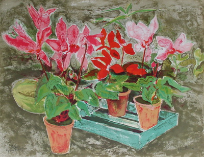 Les Pots De Fleurs I by Louis Vuillermoz Pricing Limited Edition Print image