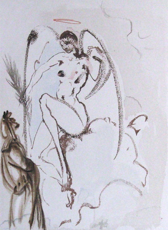 Dc Paradis 31 - L'archange Gabriel by Salvador Dali Pricing Limited Edition Print image