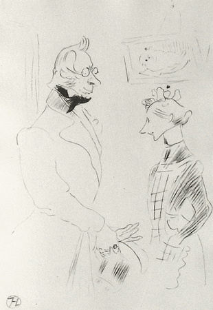 Dessins : La Visite Du Medecin by Henri De Toulouse-Lautrec Pricing Limited Edition Print image