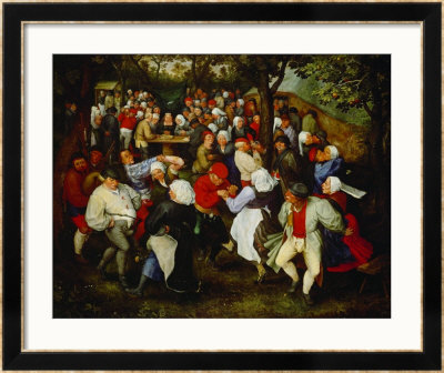 Fete De La Rosiere (Also: Farmers' Wedding) by Jan Brueghel The Elder Pricing Limited Edition Print image