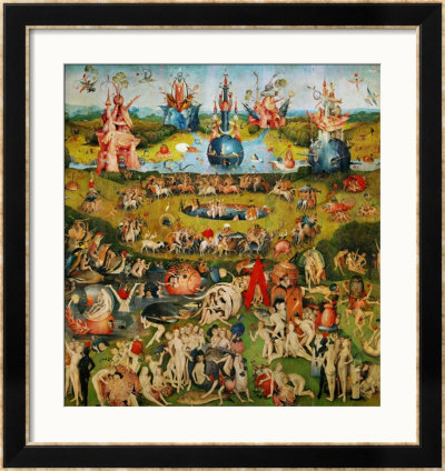 The Garden Of Delights, Triptych, Center Panel by Hieronymus Bosch Pricing Limited Edition Print image