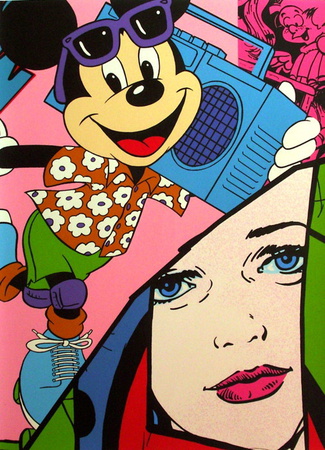 Mickey by Erró (Gudmundur Gudmundsson) Pricing Limited Edition Print image