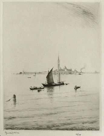 Venise, La Lagune by Edgar Chahine Pricing Limited Edition Print image