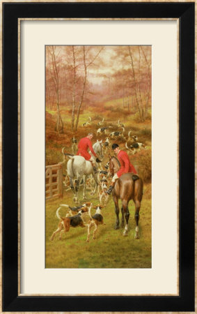 Hunting Scene, 1906 by Edward Algernon Stuart Douglas Pricing Limited Edition Print image