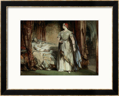Lady Macbeth, 1850 by George Cattermole Pricing Limited Edition Print image