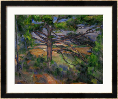 Large Pine Tree And Red Earth, 1890-1895 by Paul Cezanne Pricing Limited Edition Print image