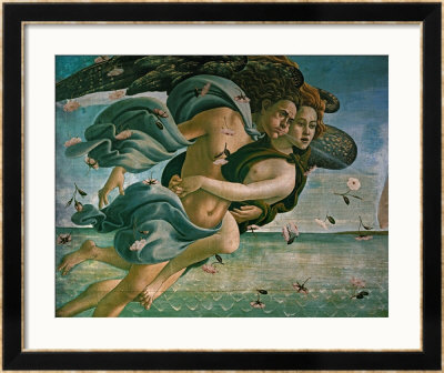 Birth Of Venus, Detail: Mythological Couple by Sandro Botticelli Pricing Limited Edition Print image