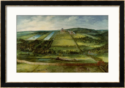 View Of The Chateau De Mariemont, Belgium by Jan Brueghel The Elder Pricing Limited Edition Print image