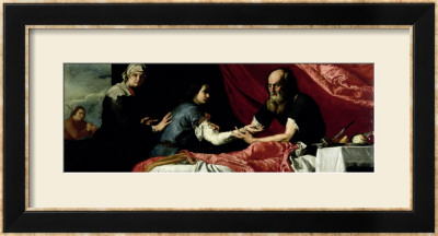 Isaac Blessing Jacob by Jusepe De Ribera Pricing Limited Edition Print image