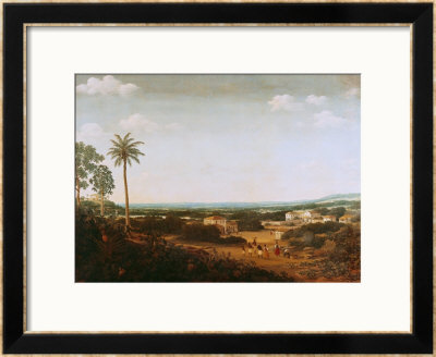House Of A Portuguese Nobleman In Brazil by Frans Jansz Post Pricing Limited Edition Print image