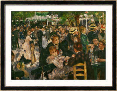 Dance At The Moulin De La Galette, 1876 by Pierre-Auguste Renoir Pricing Limited Edition Print image