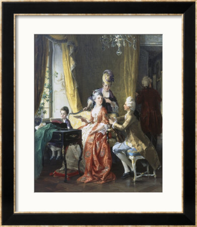 Family Concert by Carl Herpfer Pricing Limited Edition Print image