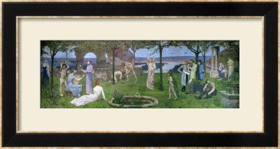 Between Art And Nature, 1890 by Pierre Puvis De Chavannes Pricing Limited Edition Print image