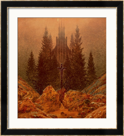 The Cross In The Mountains, 1812 by Caspar David Friedrich Pricing Limited Edition Print image