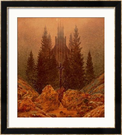 The Cross In The Mountains, 1812 by Caspar David Friedrich Pricing Limited Edition Print image