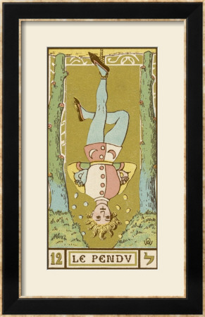 Tarot: 12 Le Pendu, The Hanged Man by Oswald Wirth Pricing Limited Edition Print image