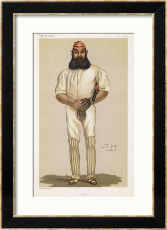 Full Length Illustration Of W G Grace by Spy (Leslie M. Ward) Pricing Limited Edition Print image