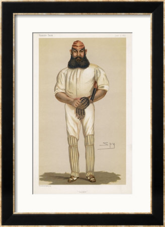 Full Length Illustration Of W G Grace by Spy (Leslie M. Ward) Pricing Limited Edition Print image