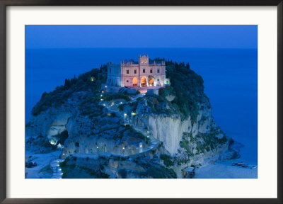 Santa Maria Dell'isola Church, Tropea, Calabria, Italy by Walter Bibikow Pricing Limited Edition Print image