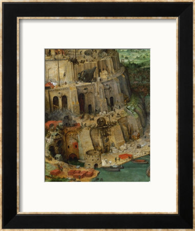The Tower Of Babel (Detail), 1563 by Pieter Bruegel The Elder Pricing Limited Edition Print image