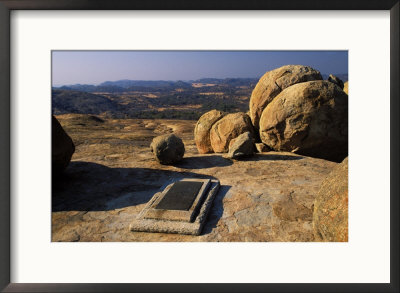 Grave Of Cecil John Rhodes Colonizer Of The State Of Rhodesia, Zimbabwe by Roger De La Harpe Pricing Limited Edition Print image