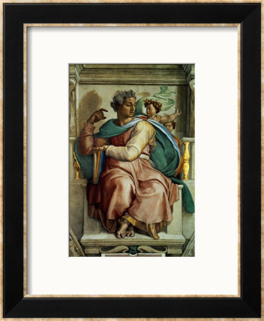 The Sistine Chapel; Ceiling Frescos After Restoration, The Prophet Isaiah by Michelangelo Buonarroti Pricing Limited Edition Print image