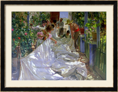 Mending The Sail by Joaquin Sorolla Y Bastida Pricing Limited Edition Print image