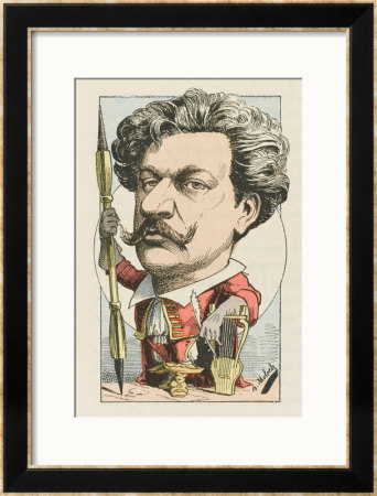 Andre Gill (Real Name: Gosset De Guines) French Caricaturist by Moloch Pricing Limited Edition Print image