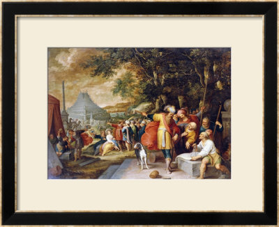 The Building Of The Tower Of Babel by Frans Francken The Younger Pricing Limited Edition Print image