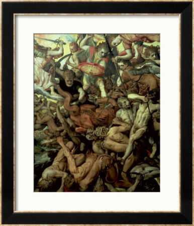 Fall Of The Rebel Angels, 1554 by Frans Floris Pricing Limited Edition Print image