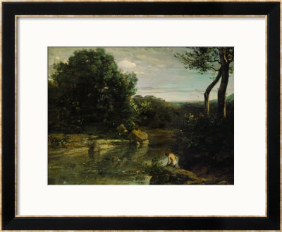 Italian Impressions Or Italian Landscape by Jean-Baptiste-Camille Corot Pricing Limited Edition Print image