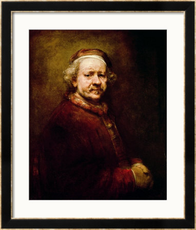 Self Portrait In At The Age Of 63, 1669 by Rembrandt Van Rijn Pricing Limited Edition Print image