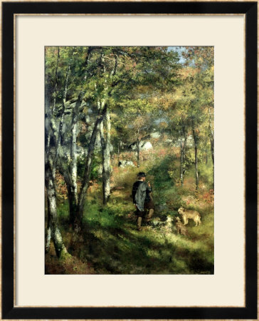 Jules Le Coeur In The Forest Of Fontainebleau, 1866 by Pierre-Auguste Renoir Pricing Limited Edition Print image