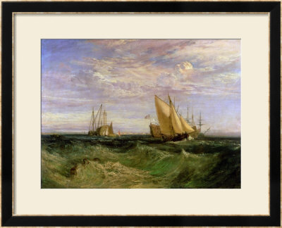 The Confluence Of The Thames And The Medway, Circa 1808 by William Turner Pricing Limited Edition Print image