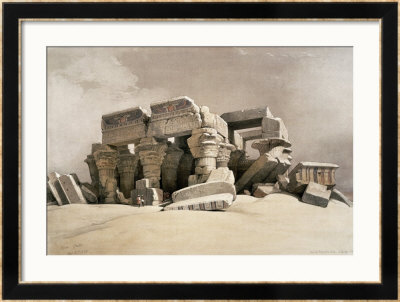 Ruins Of The Temple Of Kom-Ombo, Upper Egypt by David Roberts Pricing Limited Edition Print image
