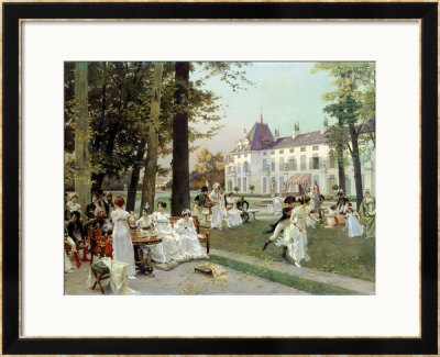 Reception At Malmaison, 1802 by Francois Flameng Pricing Limited Edition Print image