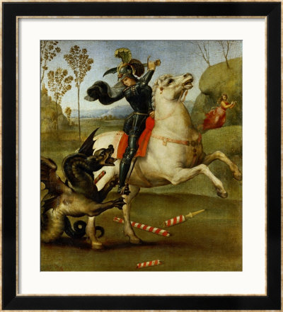 Saint George And The Dragon by Raphael Pricing Limited Edition Print image