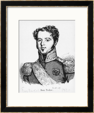 Pedro I Emperor Of Brazil, Circa 1820 by Jean Baptiste Reville Pricing Limited Edition Print image