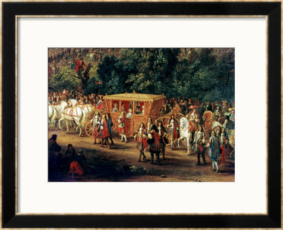 The Entry Of Louis Xiv (1638-1715) And Maria Theresa (1638-83) Into Arras, 30Th July 1667 by Adam Frans Van Der Meulen Pricing Limited Edition Print image