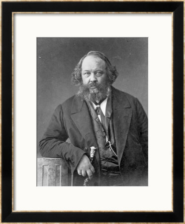 Portrait Of Mikhail Aleksandrovich Bakunin Circa 1860 by Nadar Pricing Limited Edition Print image