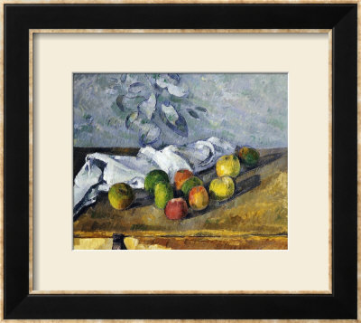 Apples And A Napkin by Paul Cezanne Pricing Limited Edition Print image