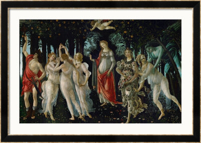 La Primavera (Spring); 1477 by Sandro Botticelli Pricing Limited Edition Print image
