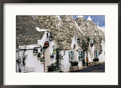 White-Washed Trulli Houses, Alberobello, Italy by Oliver Strewe Pricing Limited Edition Print image