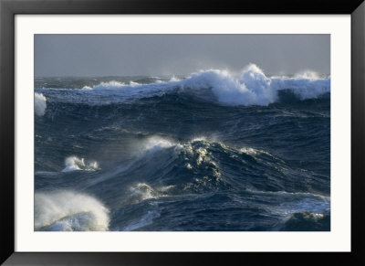 Large Waves Characterize The Southern Ocean Surrounding Antarctica by Maria Stenzel Pricing Limited Edition Print image