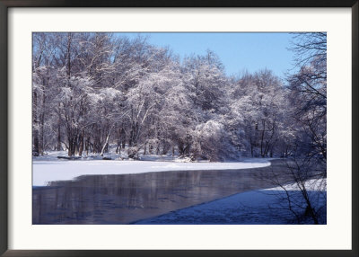 Passaic River In Winter, Paterson, Nj by Ellen Denuto Pricing Limited Edition Print image