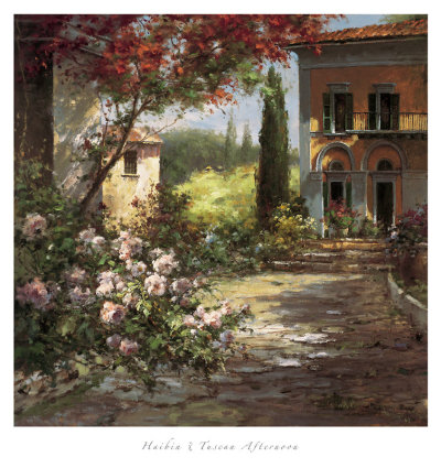 Tuscan Afternoon by Haibin Pricing Limited Edition Print image