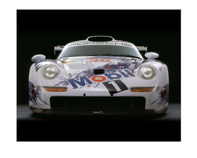 Porsche 911 Gt1 Front - 1996 by Rick Graves Pricing Limited Edition Print image