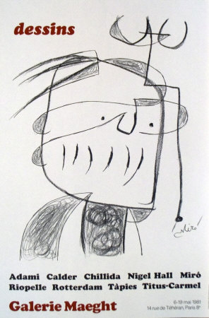 Dessins by Joan Miro Pricing Limited Edition Print image